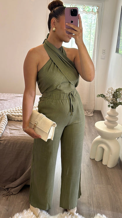Ensemble croisé | Vert