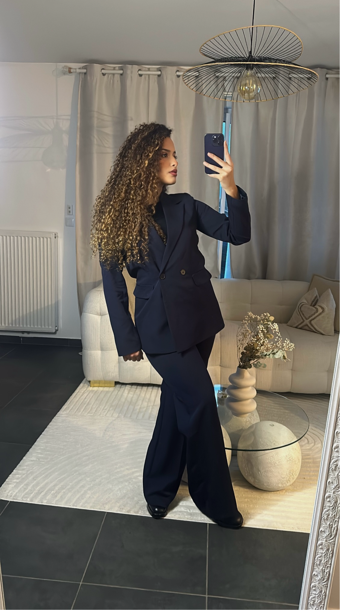 Ensemble tailleur bleu marine