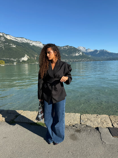 Blazer oversize | avec ceinture