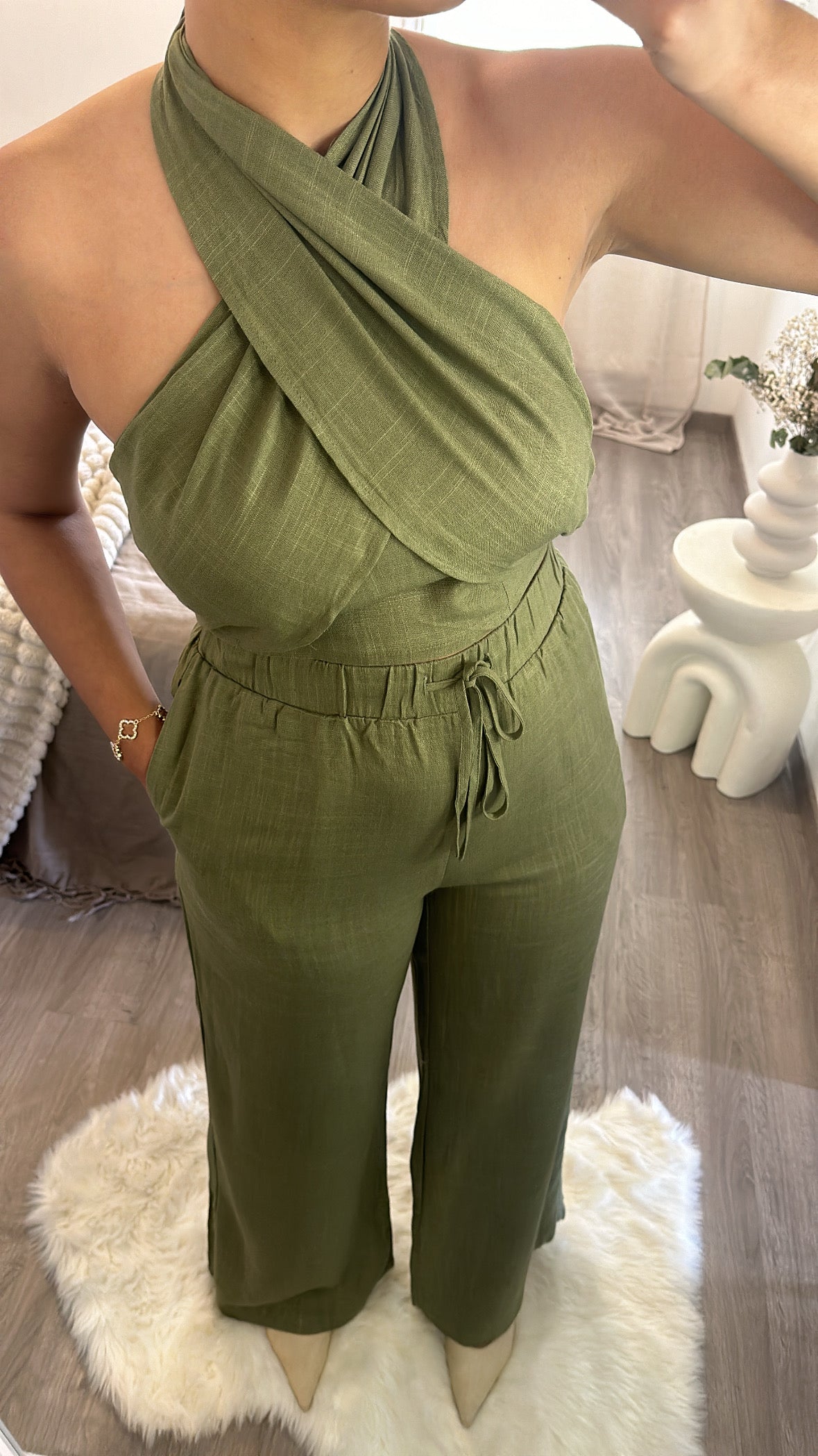 Ensemble croisé | Vert